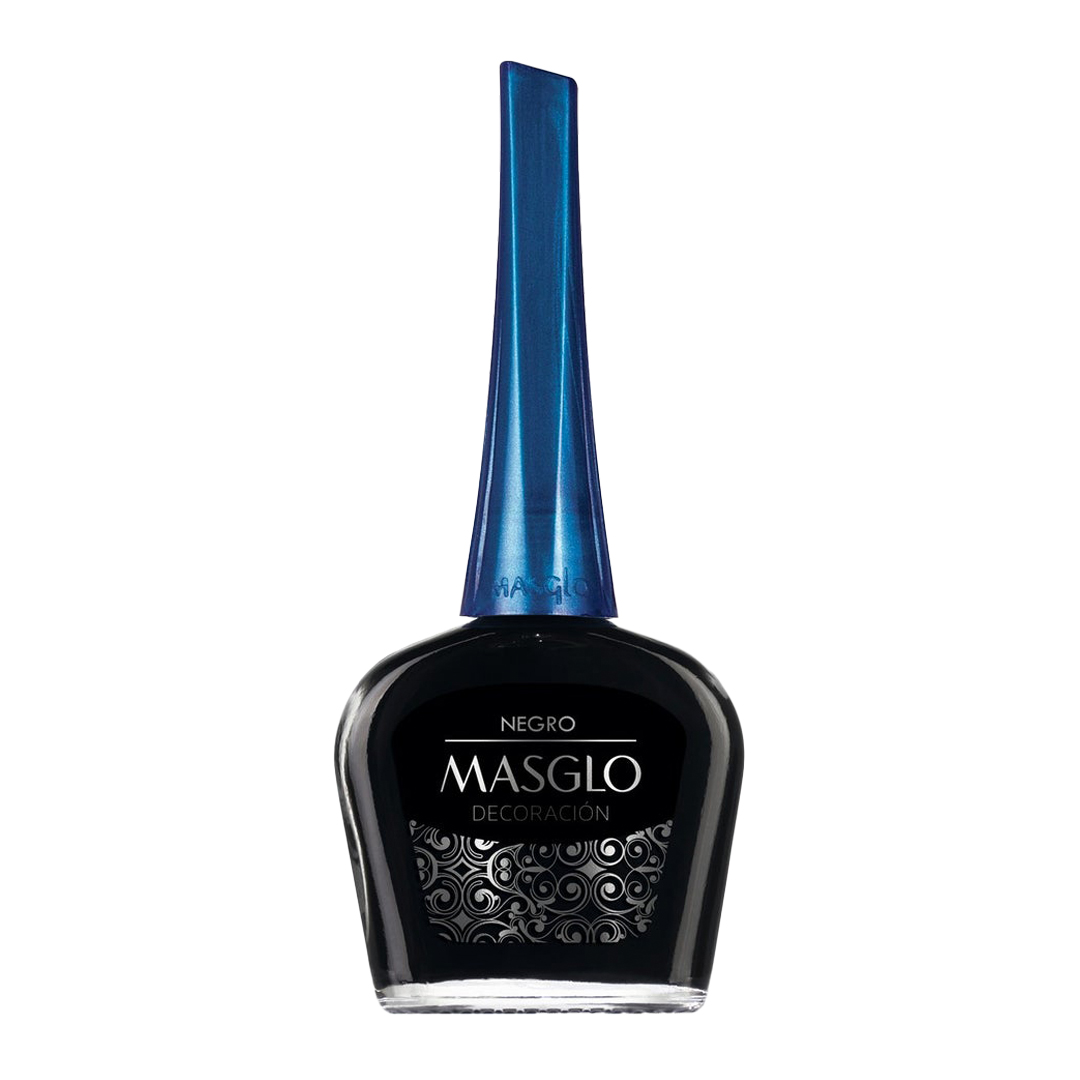 Esmalte MASGLO DECORACIÓN - Negro 13.5 ml